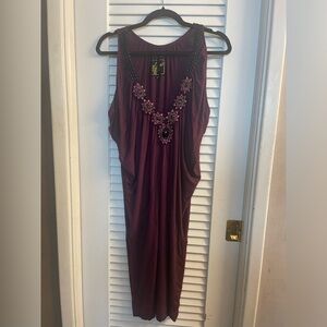 Soul Revival 90s/Y2K Mini Dress w/Top That Drapes Over-Size S